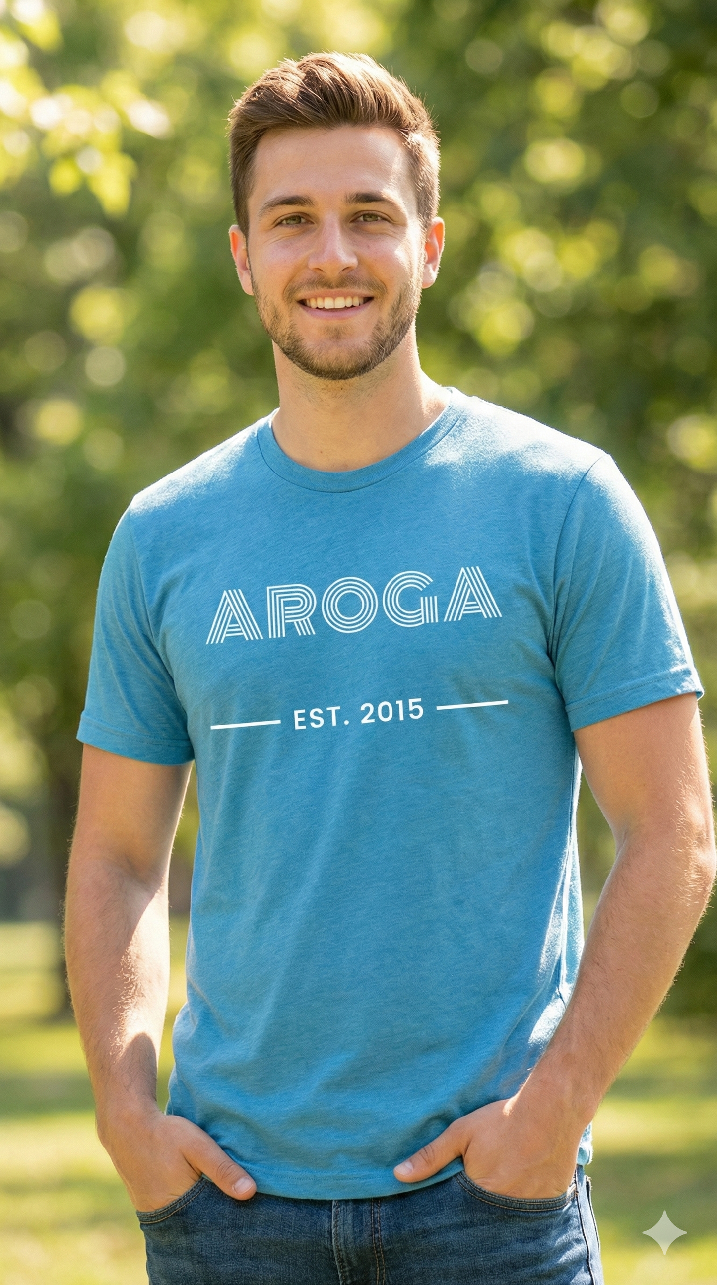 Premium "AROGA" 10th Anniversary Cotton T-Shirt