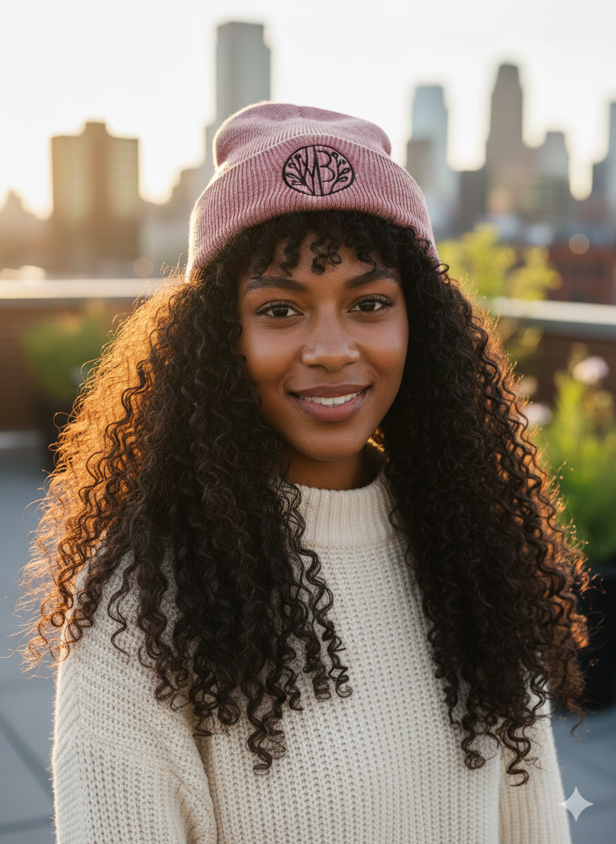 Cozy Knit WBW Logo Beanie